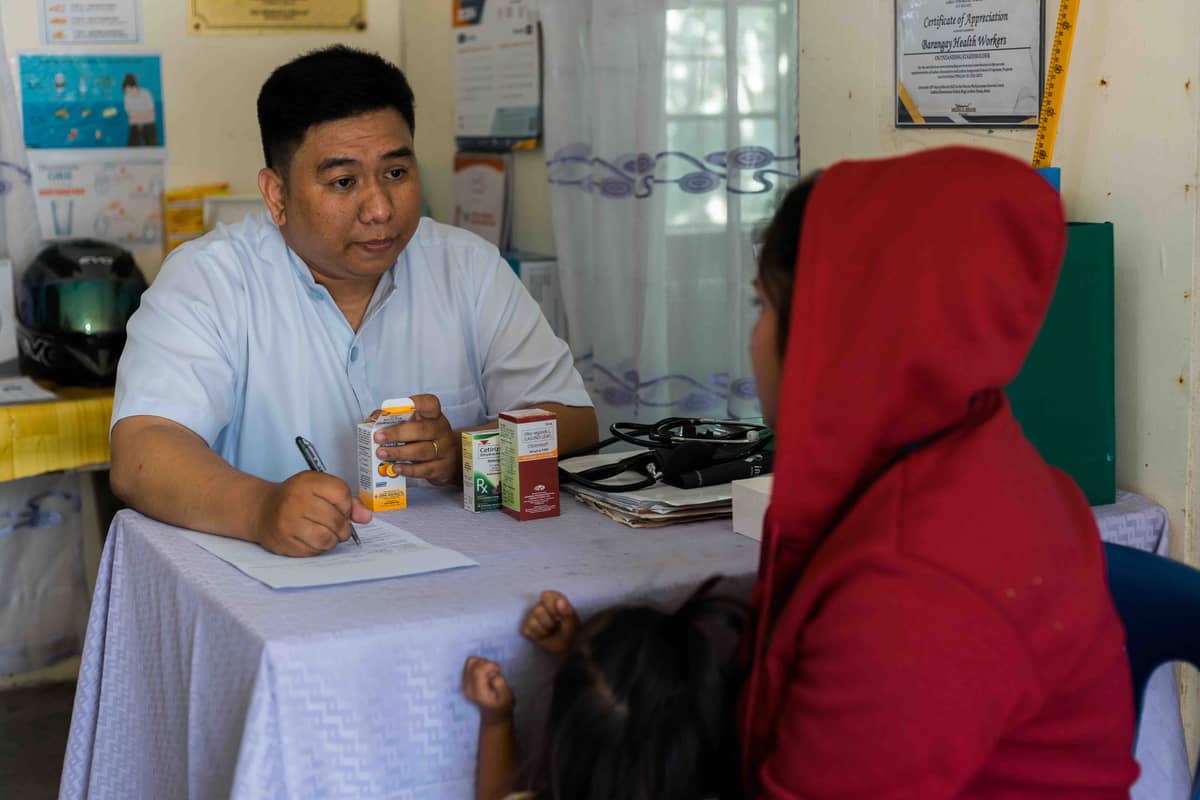 It’s easier now for Nurse Zander Noche to accommodate the concerns of residents in their well-lit barangay health station.